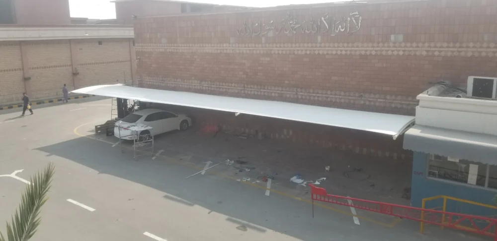 Wall-mounted car parking shed providing durable, space-saving protection for vehicles in 2025.