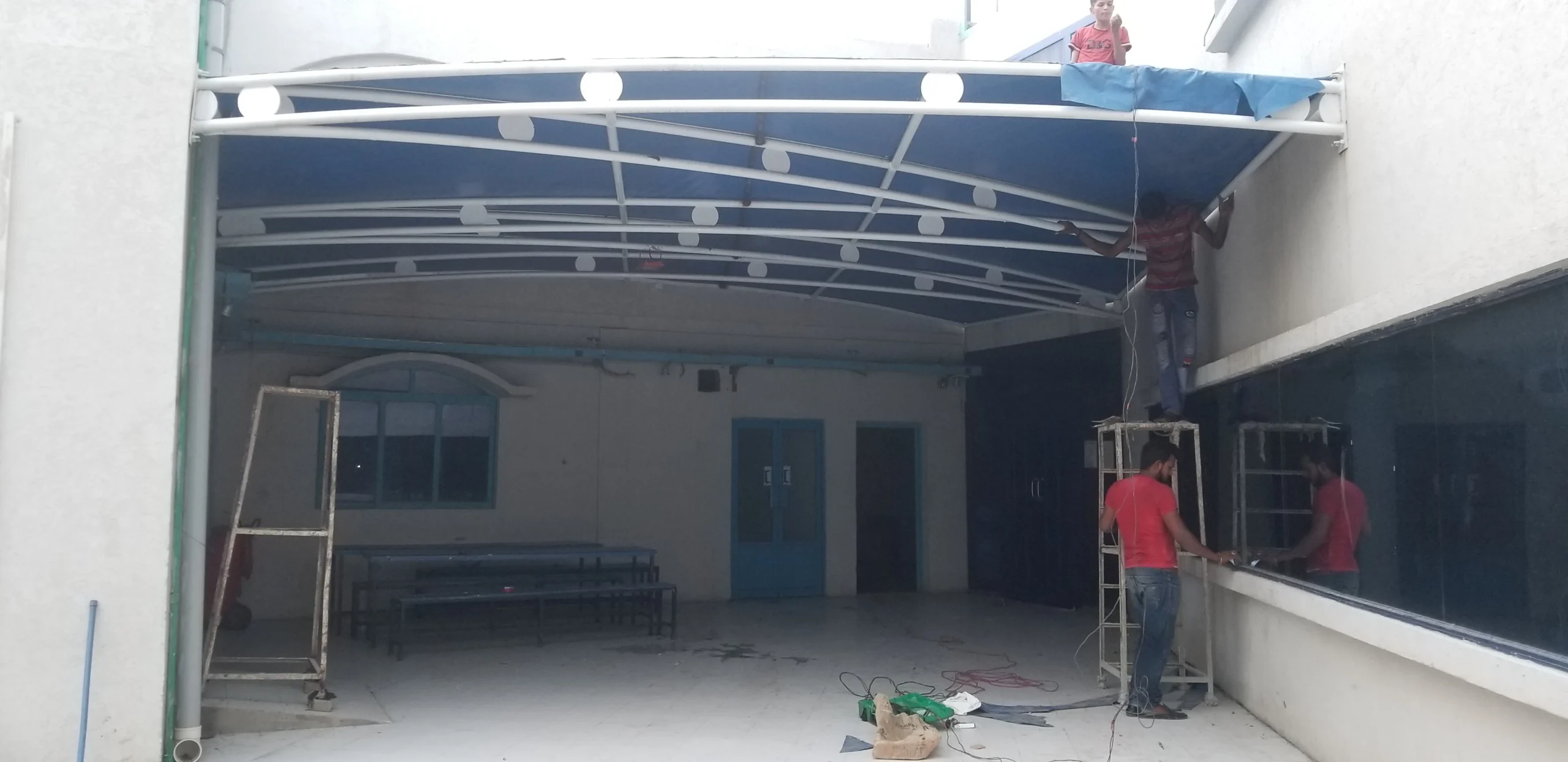 Custom Patio Shade Designs for Home and Commercial Spaces (3) Custom Patio Shade Designs for Home and Commercial Spaces with Waterproof and UV-protected tensile Fabric Membrane