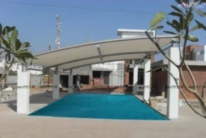 Modern Swimming Pool Shade Ideas with Tensile Fabric for 2025 in Pakistan – Stylish and Durable Shade Solutions