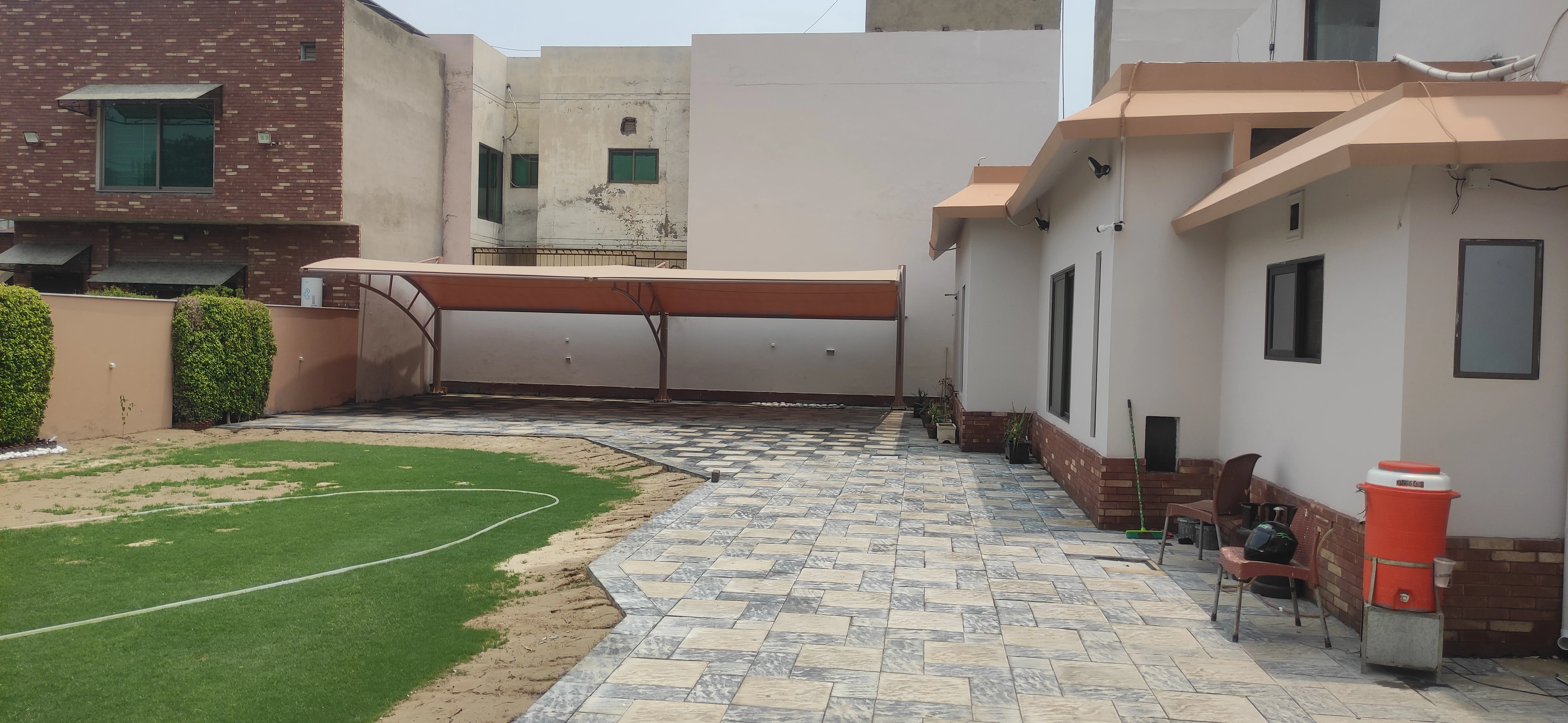 latest trending tensile fabric shades in Pakistan for 2025. Durable, stylish, and perfect for outdoor spaces like gardens, patios, and more.